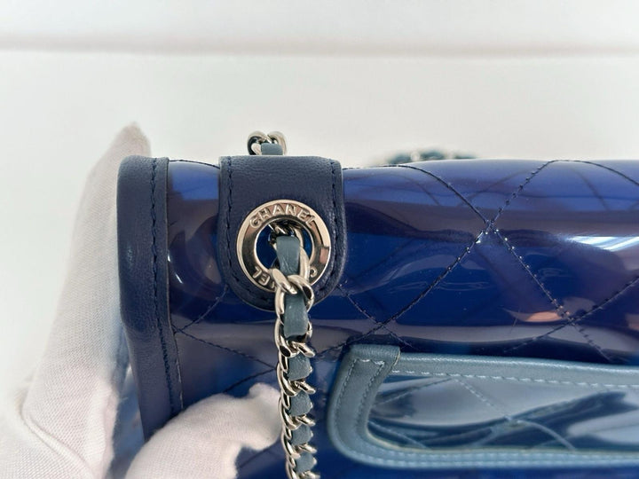 Chanel Coco Splash Blue Mini PVC Flap Bag