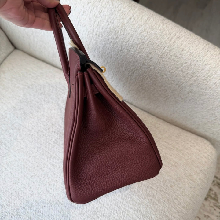 Hermès Birkin 25 Rouge H Togo Gold Hardware 2025