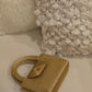 Chanel RARE 1998 Gold Silk Woven Mini Kelly