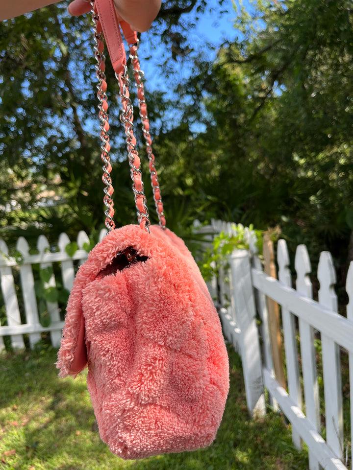 Chanel 2019 Coco Beach Terry Flap Bag