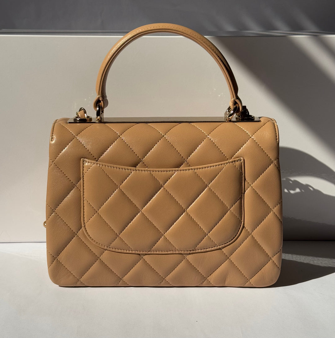 Chanel 22S Dark Beige Small Trendy Flap Bag