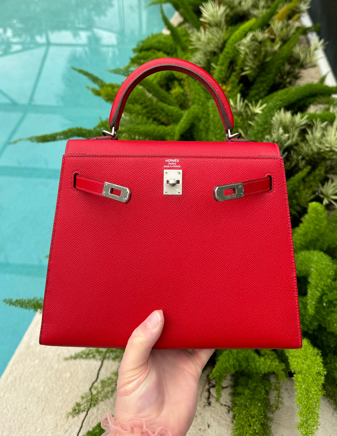 Hermes 2018 Rouge Casaque Epsom Kelly 25