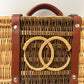 Chanel Limited Edition Wicker Pétanque, Bocce Ball Set