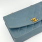 Chanel Baby Blue 24K Medium Caviar Diana Flap Bag