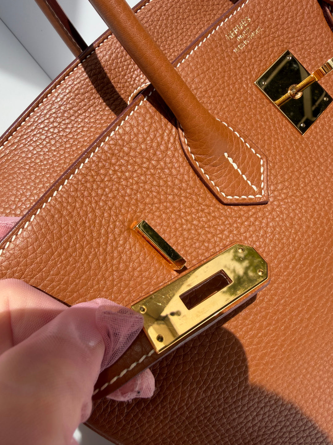 Hermès Birkin 35 Gold Gold Hardware 2015