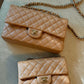 Chanel 18S Dark Beige Caviar Mini Flap Bag