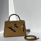 Hermes Mini Sellier Poussiere Electrum Kelly 20