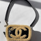 Chanel Shiny Crumpled Sheepskin Shearling CC Mania Waist Bag