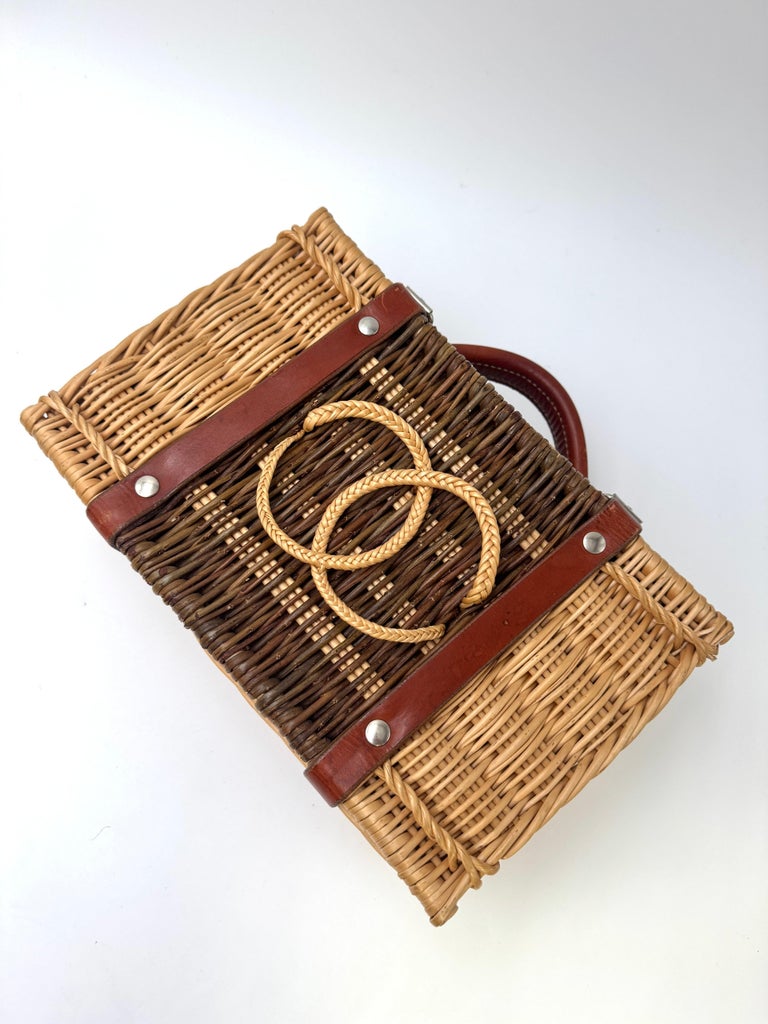 Chanel Limited Edition Wicker Pétanque, Bocce Ball Set