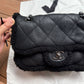 Chanel Medium Black Shearling Coco Neige Flap
