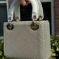 2022 Pearl Lady Dior Mini Top Handle