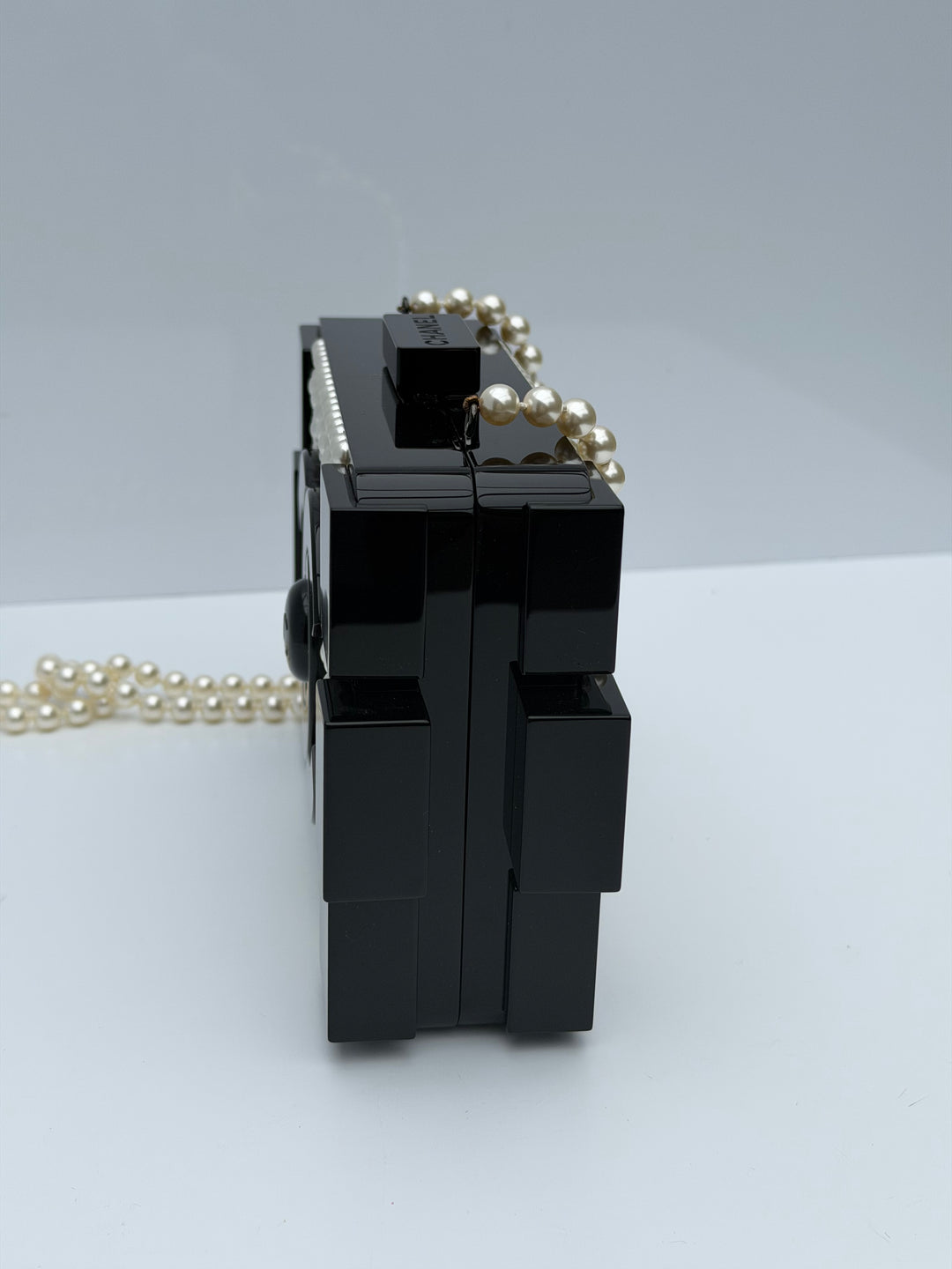Chanel Pearl Plexiglass Lego Minaudiere