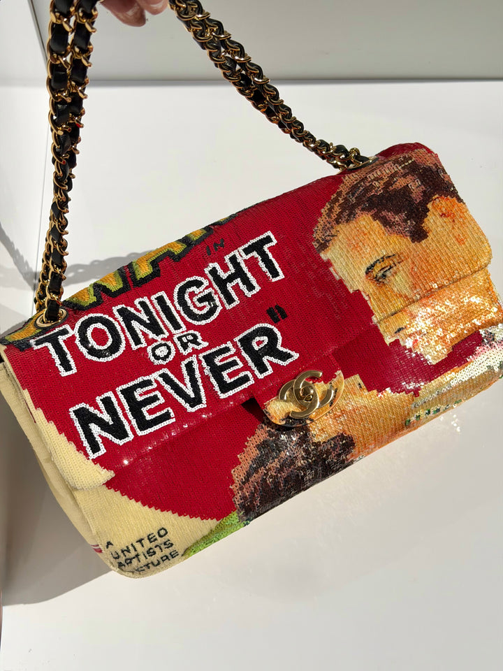 Chanel Tonight or Never Maxi Flap Bag Red Multicolor Sequins Gold Hardware Métiers D’Art 2026