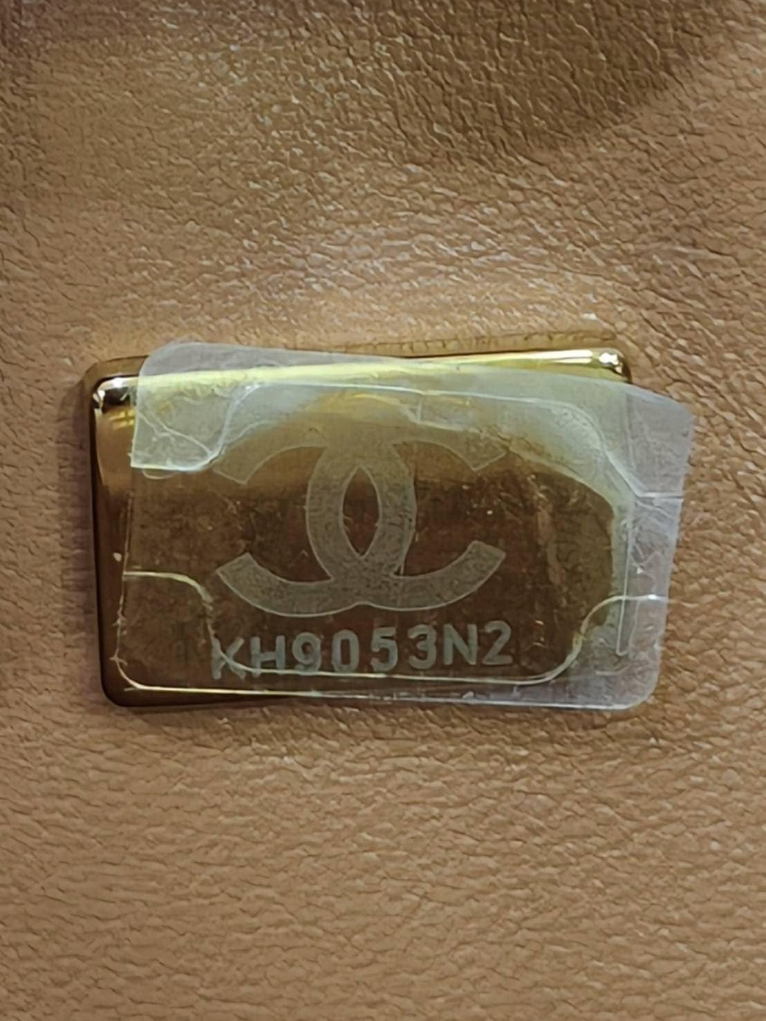 Chanel 22S Small Caramel Lambskin Classic Flap Bag + LGHW