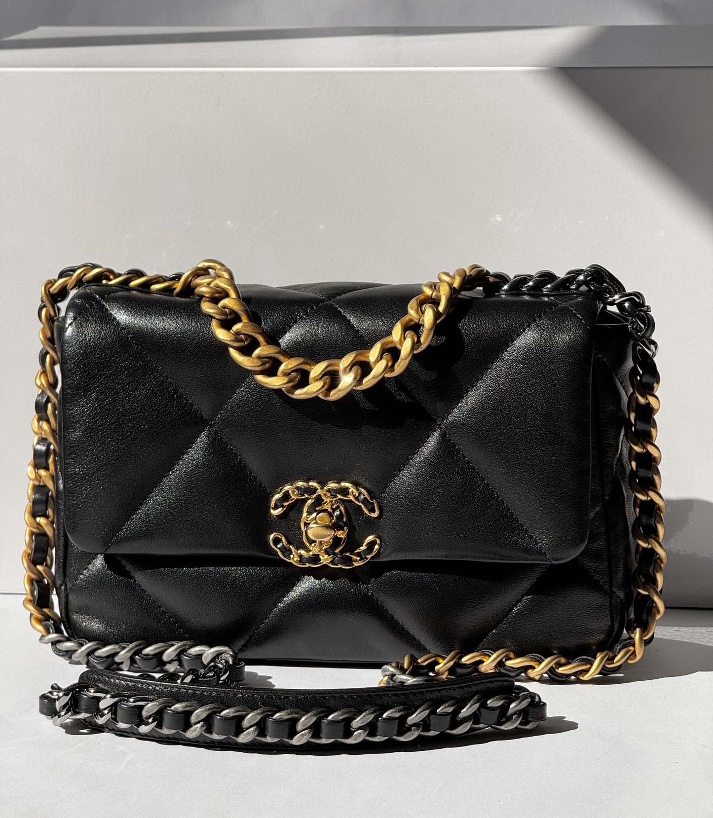 Chanel Small Black 19 Flap