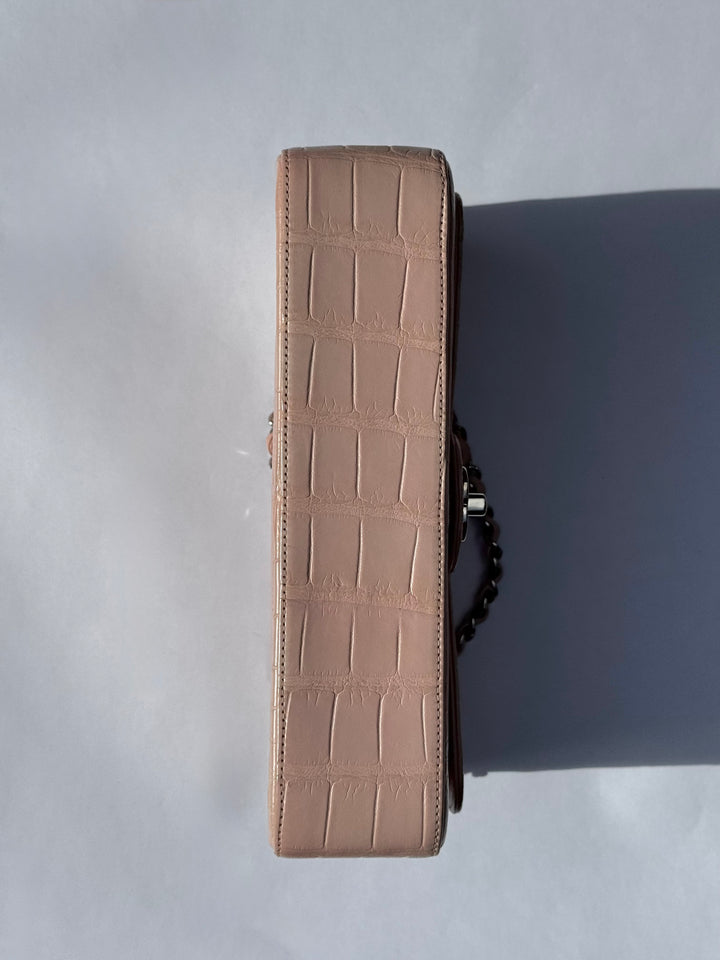 Chanel Bubblegum Pink Alligator Medium Classic Flap Bag