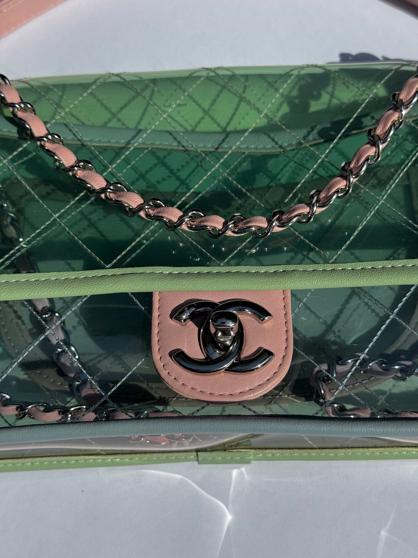Chanel Coco Splash Medium PVC Lambskin Flap Bag
