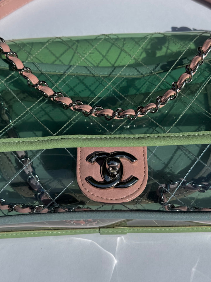 Chanel Coco Splash Medium PVC Lambskin Flap Bag