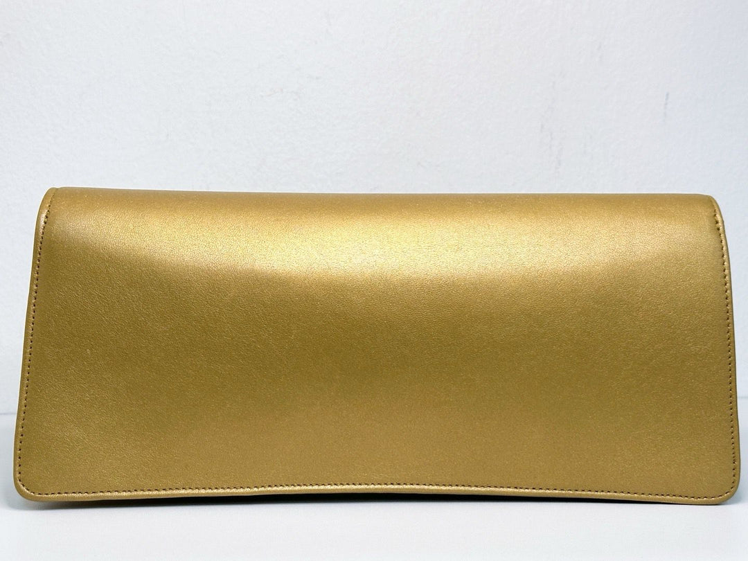 Chanel 19A Gold Egyptian CC Clutch
