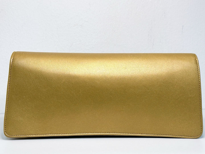 Chanel 19A Gold Egyptian CC Clutch