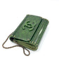 Chanel RARE Green Tortoise Minaudiere Crossbody