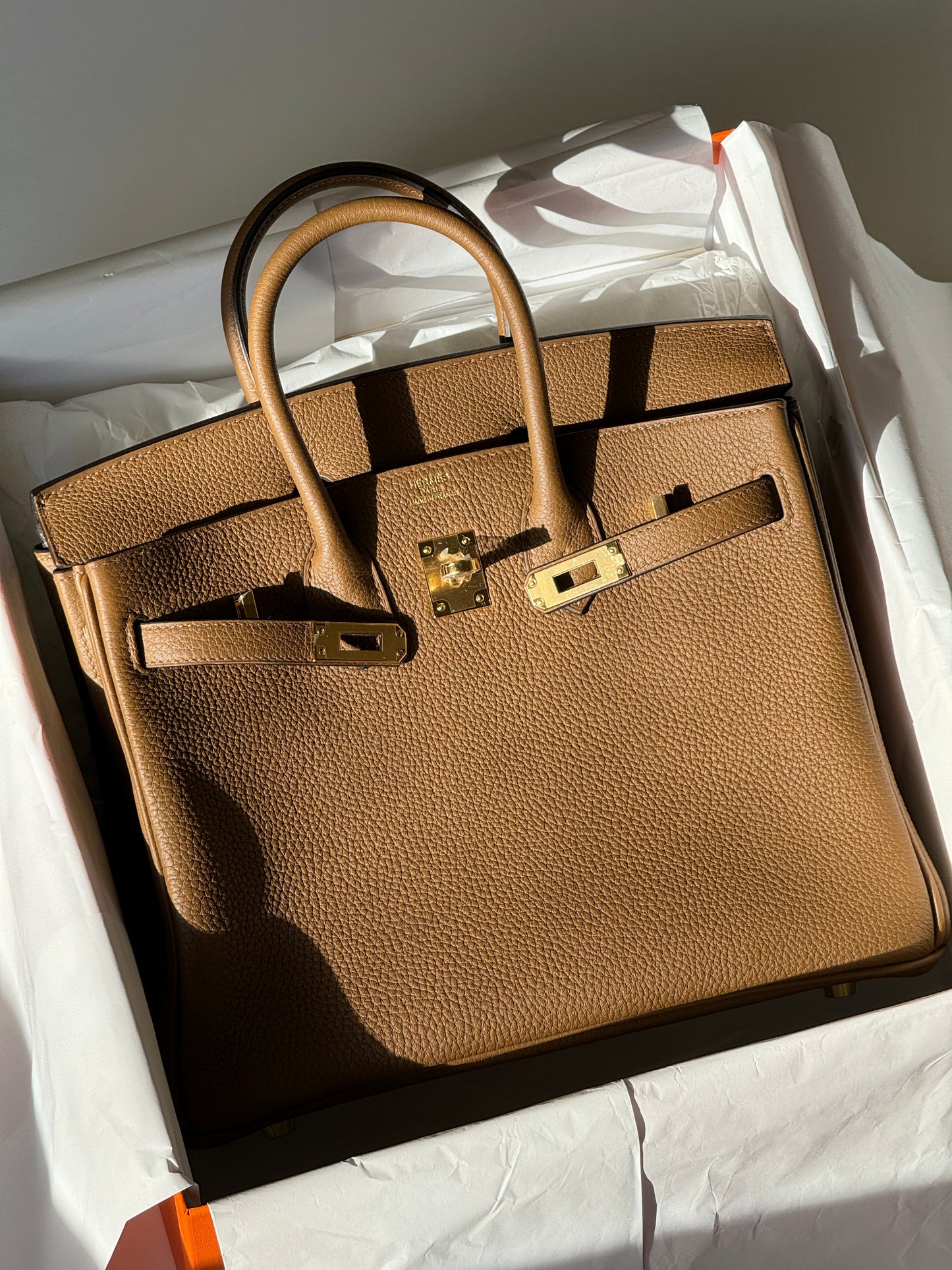 NIB 2024 Hermes Alezan Togo Birkin 25