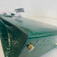 Hermes 2019 Emerald Green Shiny Alligator Kelly 25 Sellier