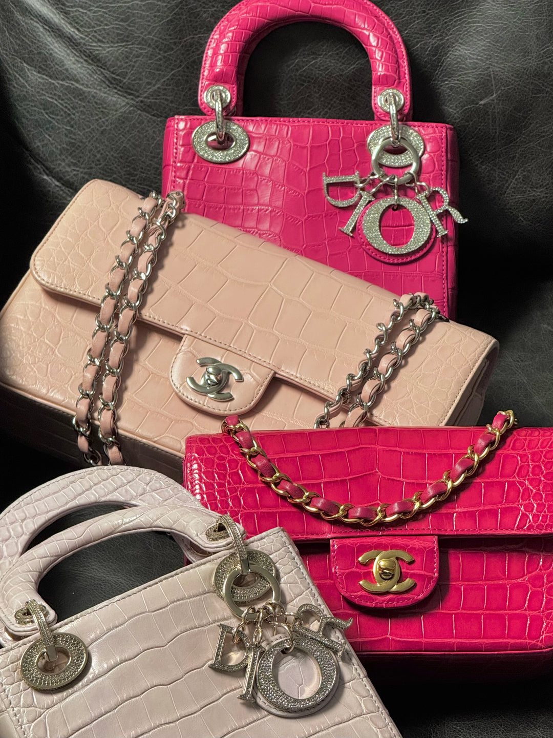 Chanel Bubblegum Pink Alligator Medium Classic Flap Bag