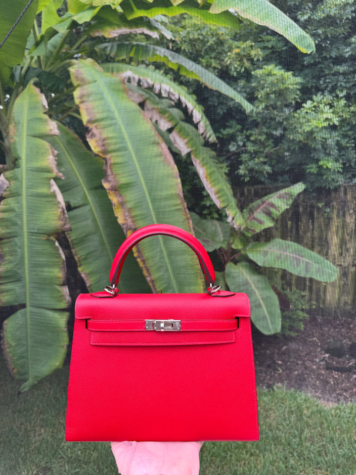 Hermes 2018 Rouge Casaque Epsom Kelly 25