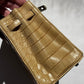Hermes Matte Crocodile Poussiere Birkin 25 PHW