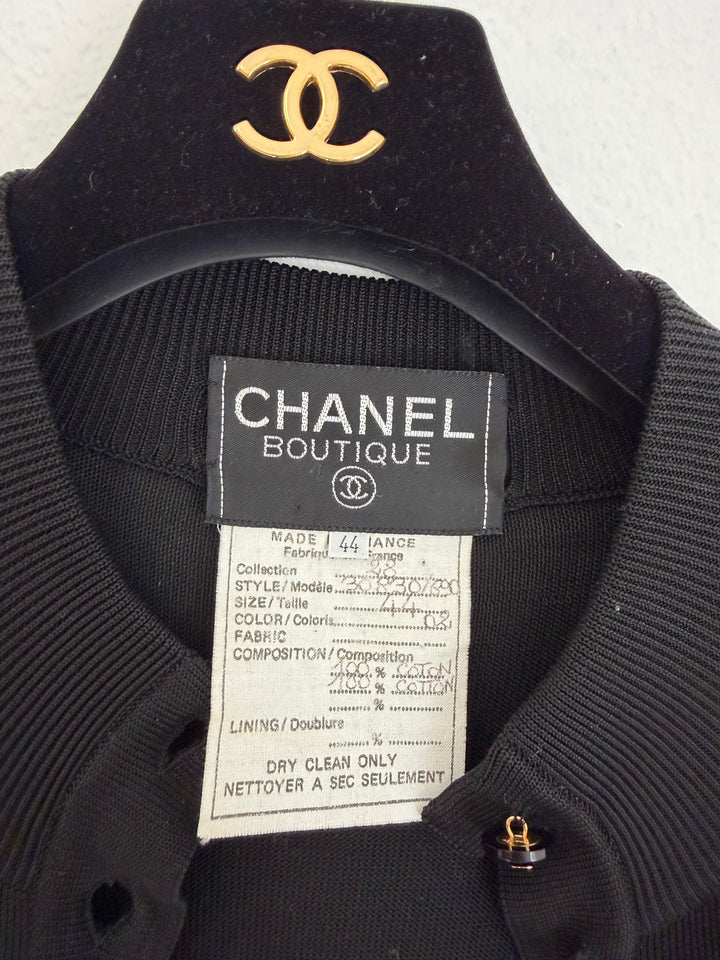 Chanel 1993 Black Vintage Jumpsuit