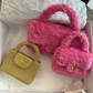 Chanel RARE 1998 Gold Silk Woven Mini Kelly