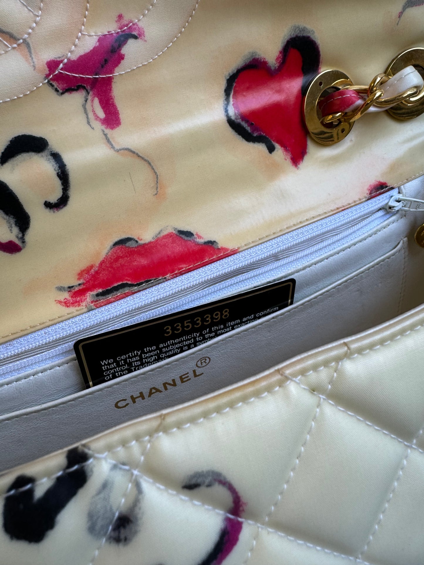 Chanel 1994 Jumbo Lips & Kisses Flap Bag