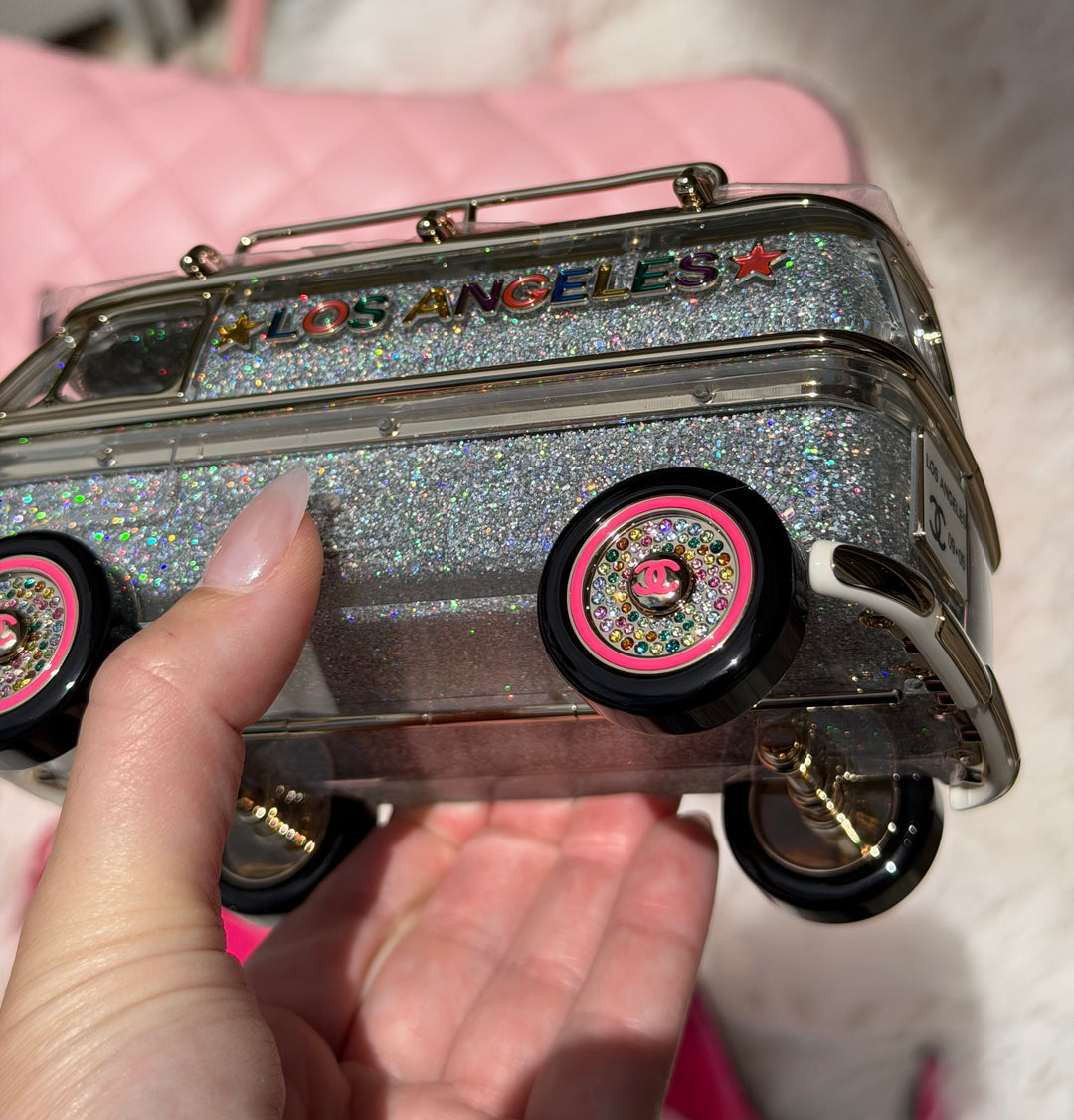 Chanel Hollywood Caravan Minaudière Multicolor Light Gold Hardware 2024