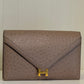 Hermes 1982 Ostrich Lydie 2 Ways Clutch Bag