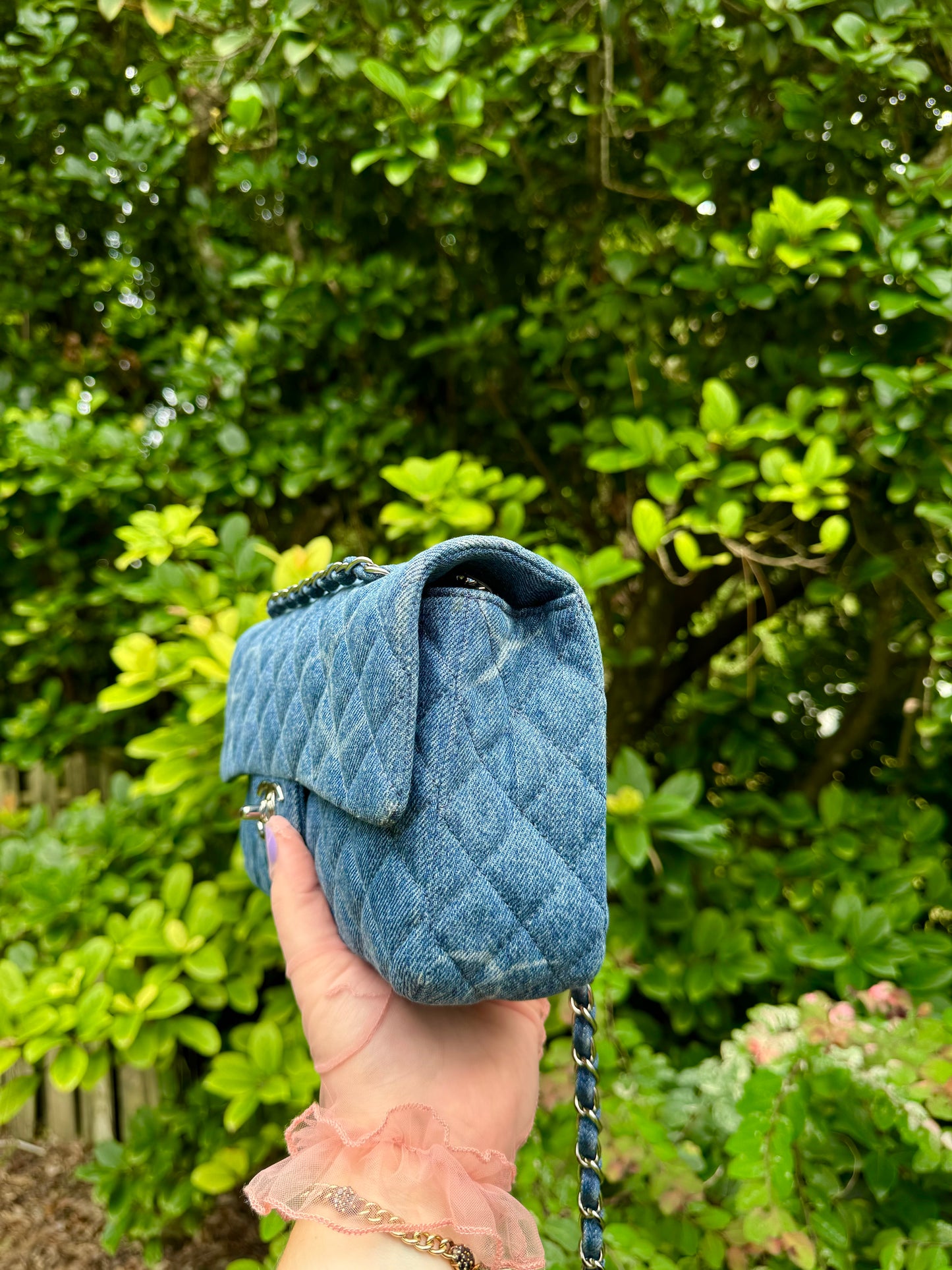 Chanel Denim CC Medium Single Flap Bag