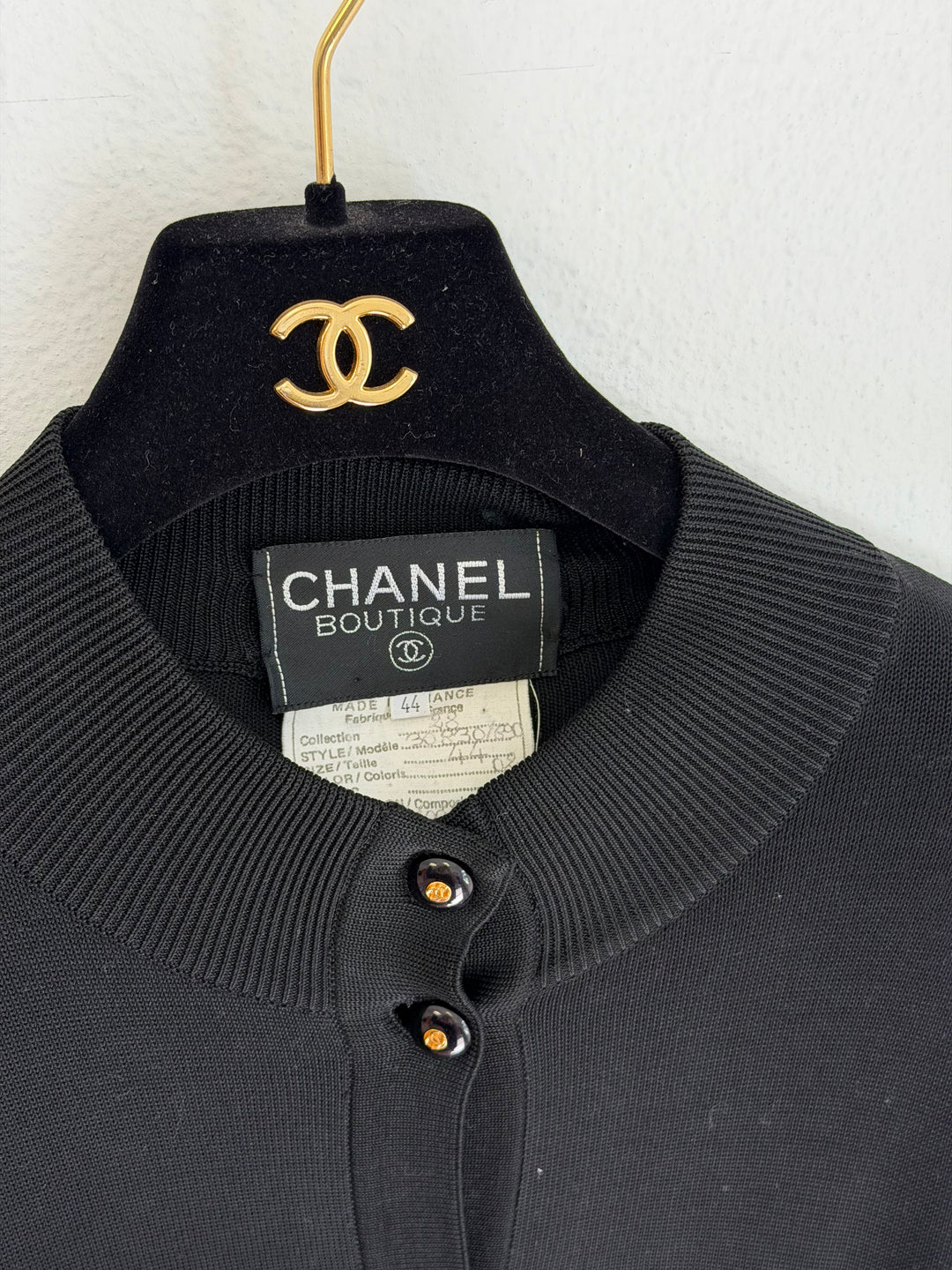 Chanel 1993 Black Vintage Jumpsuit