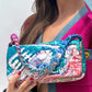 Chanel 2010 Watercolor Nylon Resin Flap Bag