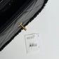Chanel 24K Black Shearling Medium Flap Bag