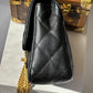 Chanel Black Medium Caviar Sweetheart Crush Flap Bag