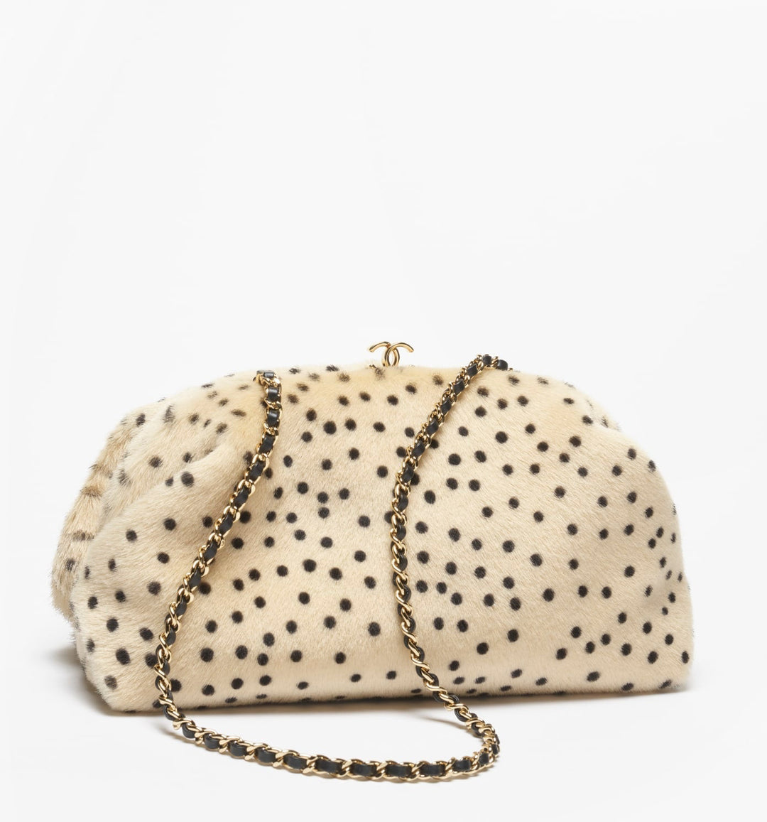 Chanel Clutch With Chain Brown And Black Pony Hair Gold Tone Metal Métiers D’Art 2026