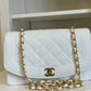 Chanel Snow White 24K Medium Caviar Diana Flap Bag