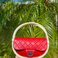 Chanel Runway Small Red Hula Hoop Bag