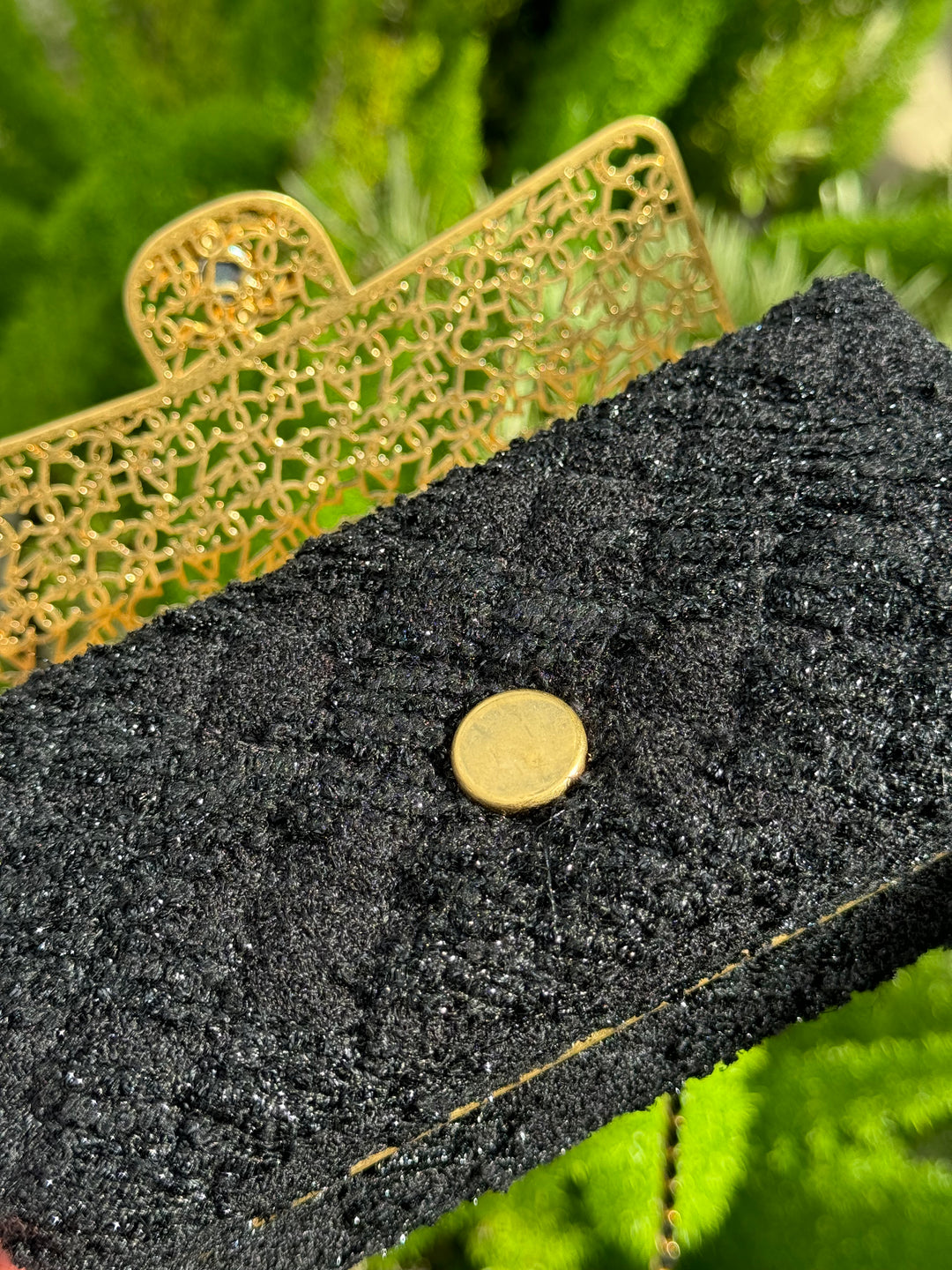 Chanel 2022 Limited Edition Tweed Mini Cage Minaudiere Crossbody