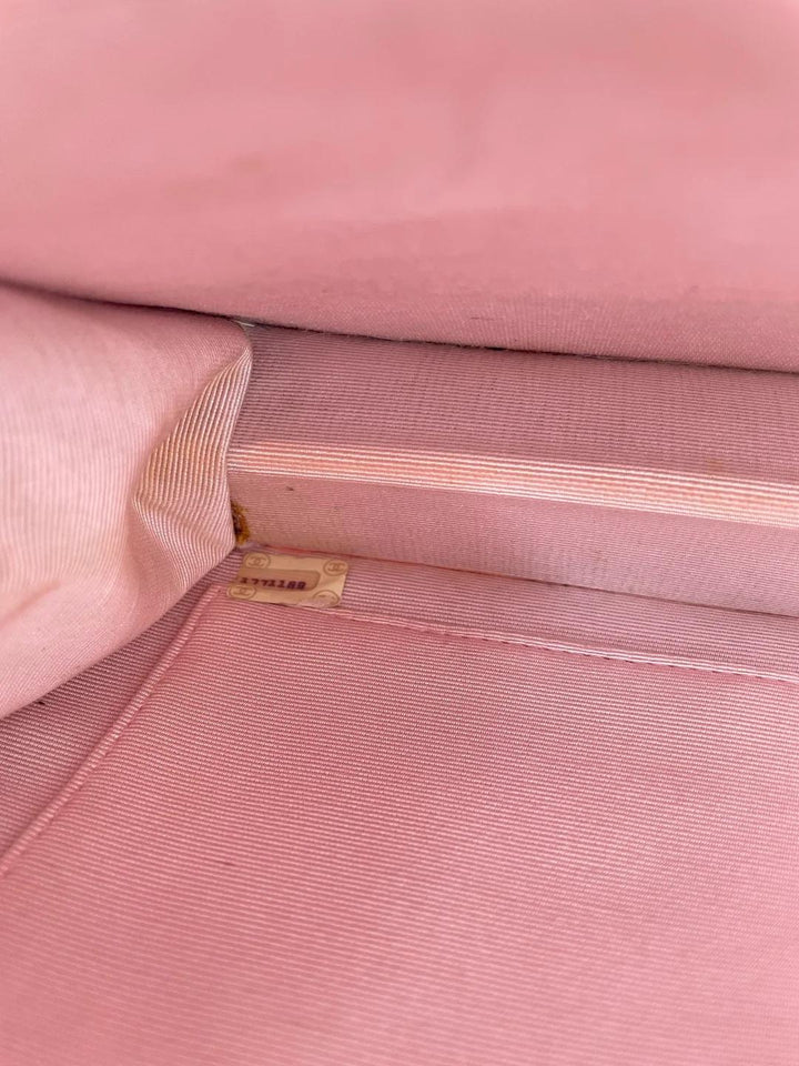 Chanel 1992 Medium Pink Sequin Flap Bag