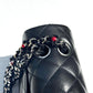 Chanel 2011 Black Ladybug Medium Lambskin Flap Bag