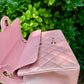 Chanel 19S Pink Iridescent Jumbo Caviar Double Flap Bag