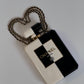 Chanel Black & White Acrylic Plexiglass Perfume Bottle Minaudière