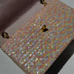 Chanel 1992 Medium Pink Sequin Flap Bag