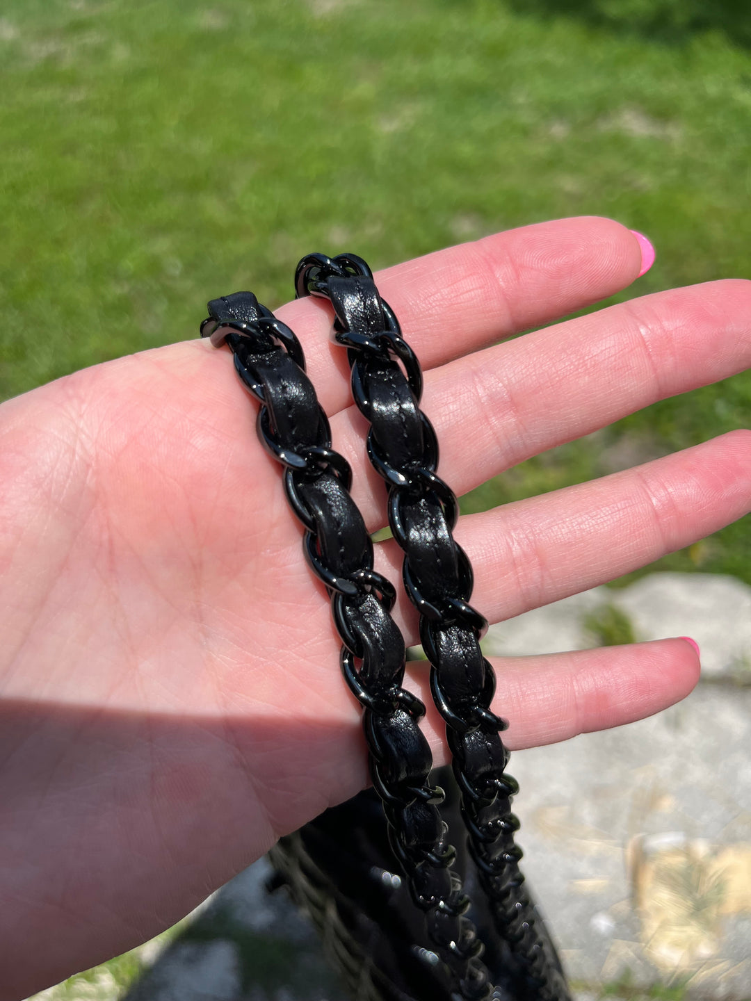 Chanel SO BLACK Medium Calfskin Double Flap Bag